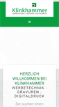 Mobile Screenshot of hk-werbetechnik.de